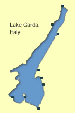 Lake Garda map