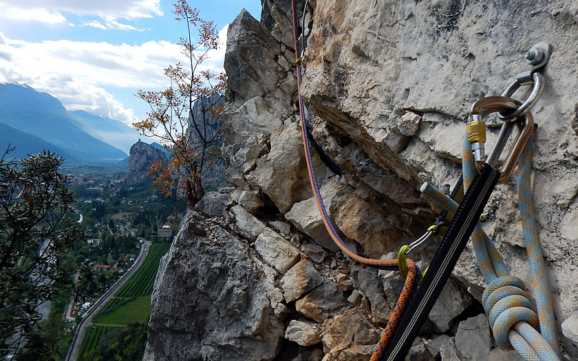 climbing at Lake Garda