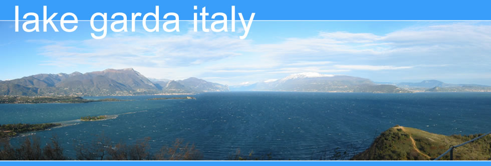 Lake Garda in northern Italy